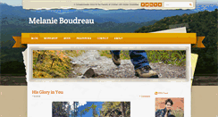 Desktop Screenshot of melanieboudreau.com