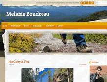 Tablet Screenshot of melanieboudreau.com